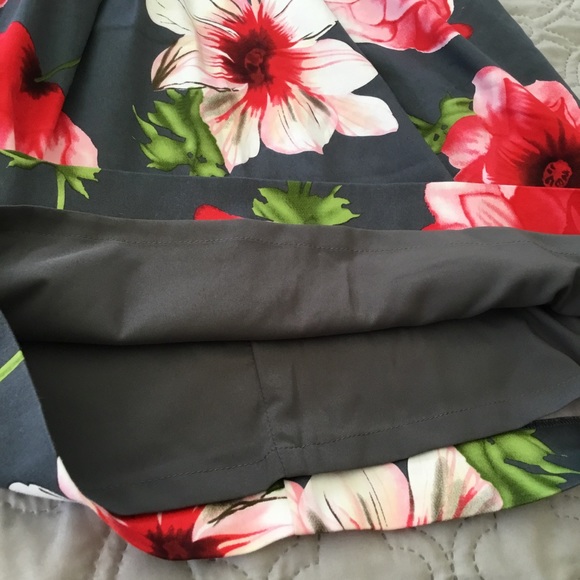 Sine for Anthro Hollyhock Semistrapless Cocktail - Picture 6 of 8